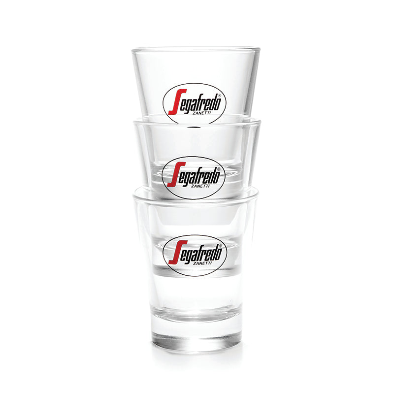 Segafredo Branded Caffeino Glass (with Segafredo logo) - for espresso