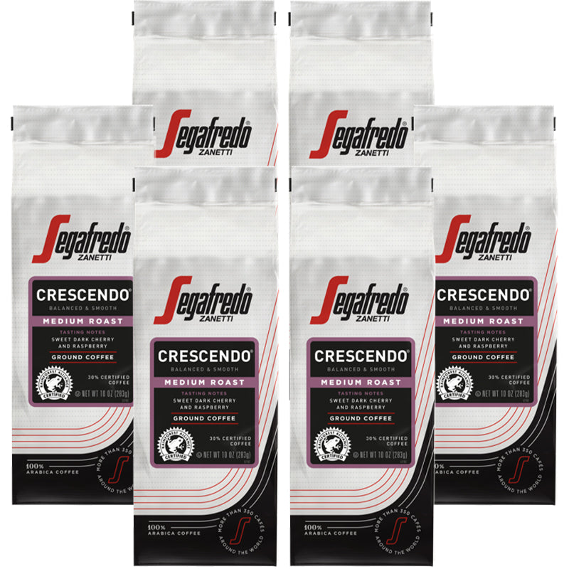 Segafredo Zanetti® - Crescendo™ - Medium Roast - Rain Forest Alliance - Ground Coffee - Arabica