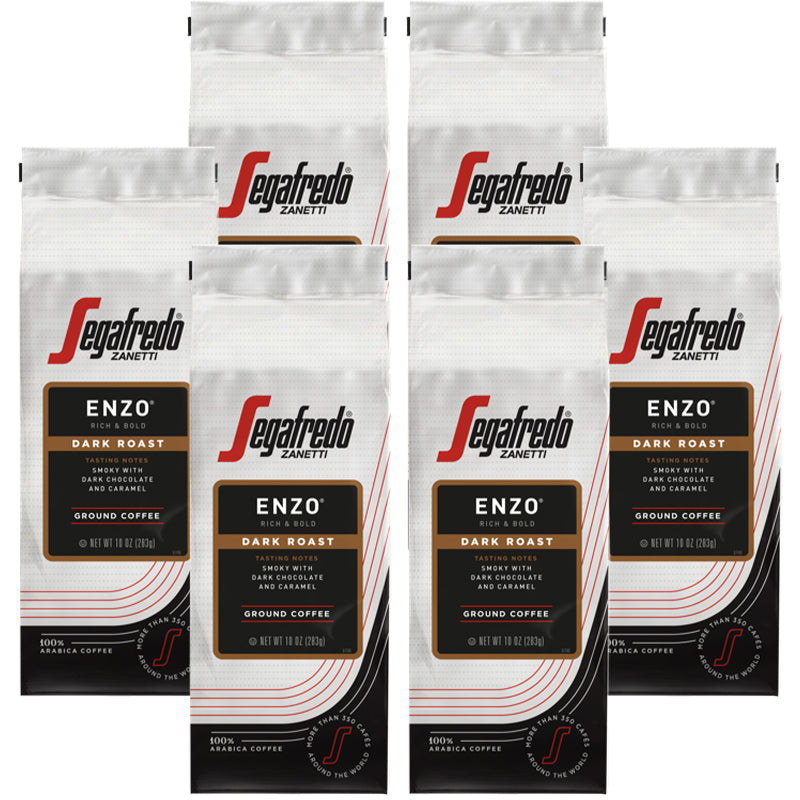 Segafredo Zanetti® - Enzo™ - Dark Roast - Ground Coffee - 100% Premium Arabica