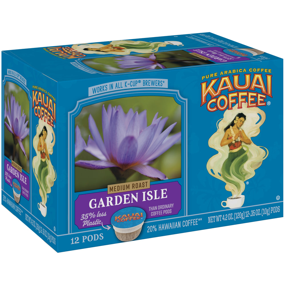 Kauai Coffee® Single-Serve Pods - Garden Isle - Medium Roast – 100% Premium Arabica