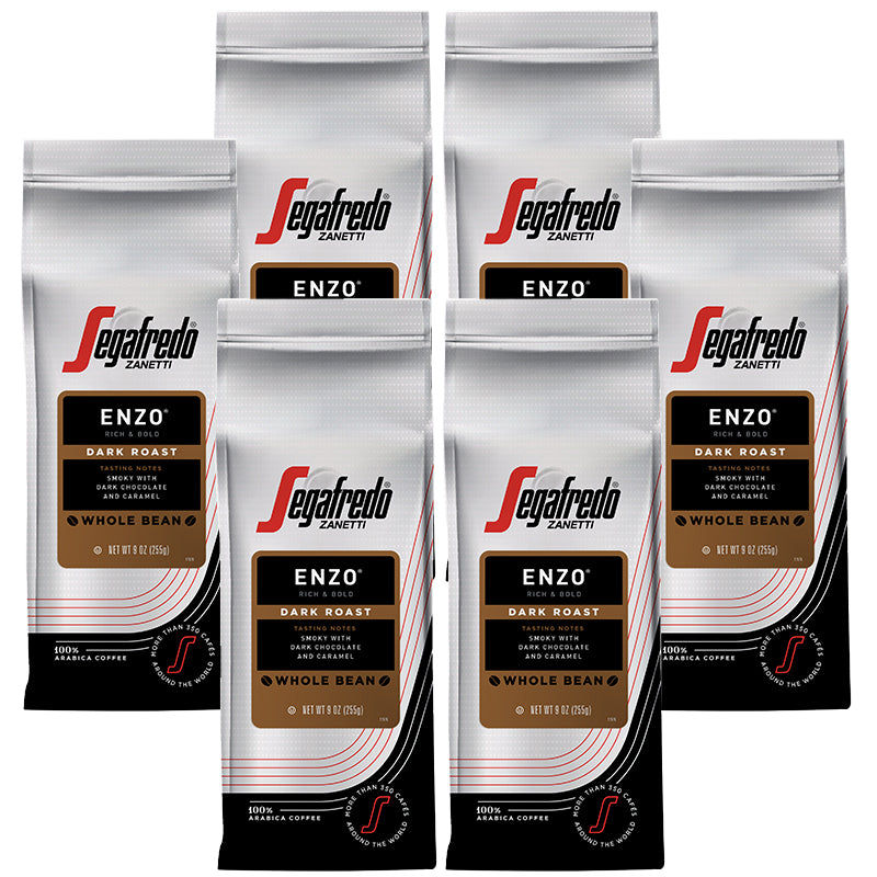 Segafredo Zanetti® - Enzo™ - Dark Roast - Whole Bean Coffee - 100% Premium Arabica